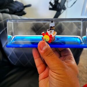 One piece anime figures! (Thousand Sunny Dashboard Car ornament)